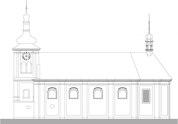 Pohled jižní, květen 2009