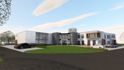 Komunitní centrum s obecním úřadem a knihovnou pro obec Hnojník. Petit atelier.