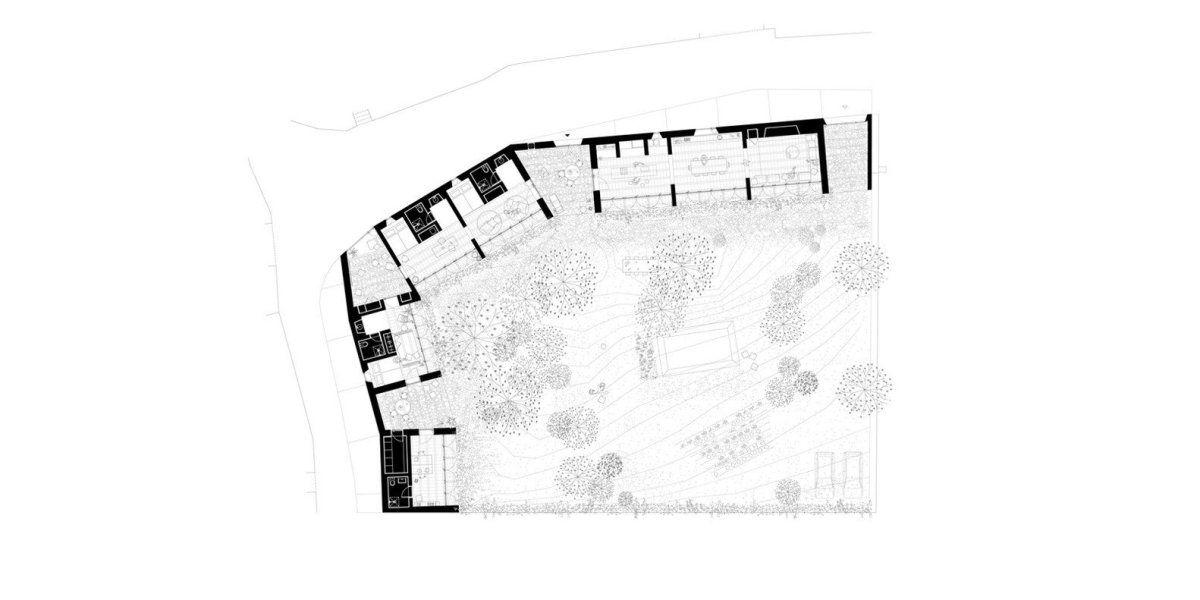 Rodinný dům ve Španělsku Casa 1413, HARQUITECTES, půdorys