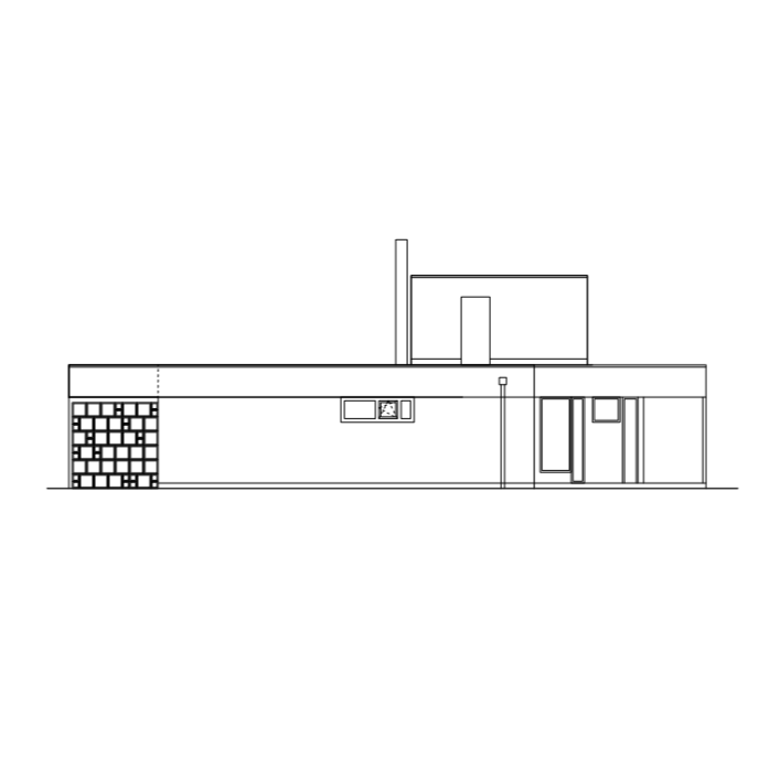Bytový dům N!DO, pohled východ, Grido architekti