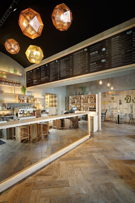 Kryštof Blažek, Interiér restaurace Modrý Zub - foto