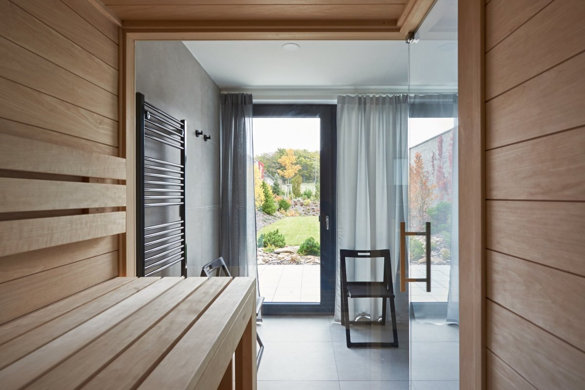 Rekreační dům, Modulora: sauna ve wellness zóně