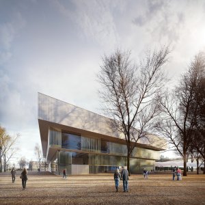 Návrh přestavby pavilonu Z na Výstavišti v Českých Budějovicích, A8000.