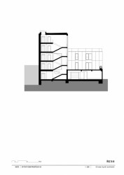 Bytový dům Prostějov, knesl kynčl architekti - řez B