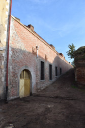 Oživení pevnosti Josefov, ateliér SVIŽN: X. Bastion - levá rampa po obnově