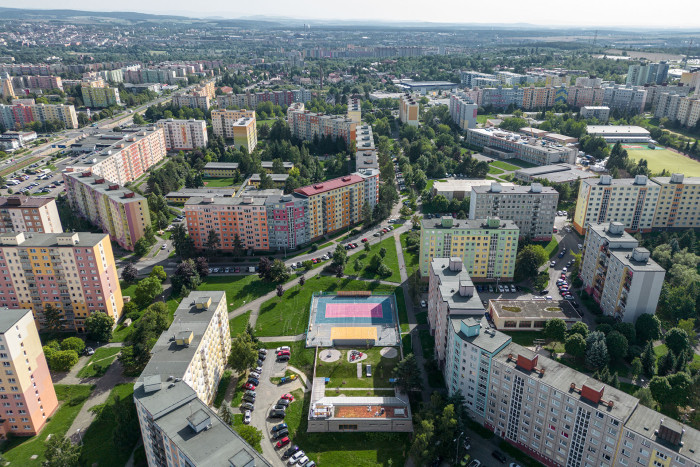 Vnitroblok Manětínská v Plzni od Sporadical