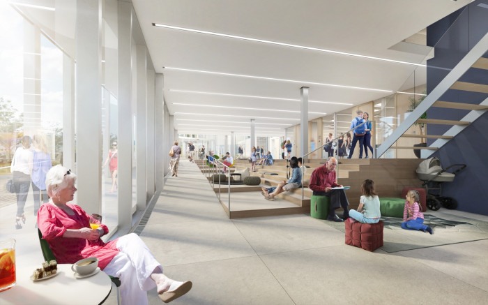 Přístavba radnice Prahy 14, vizualizace, LOXIA