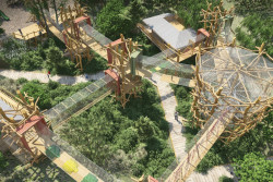 Pralesní stezka pro krokodýlí farmu, Dřevěná stavba roku 2016