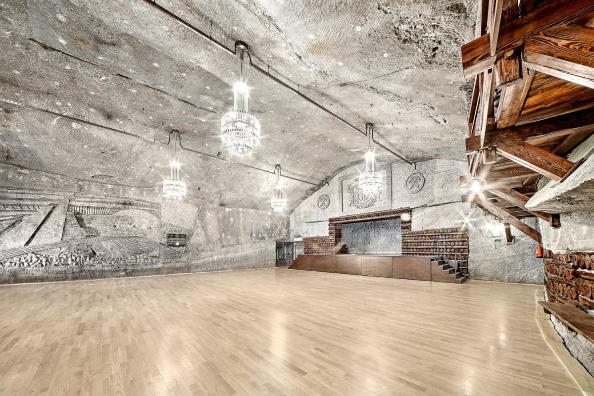 Podzemní prostory solného dolu Wieliczka