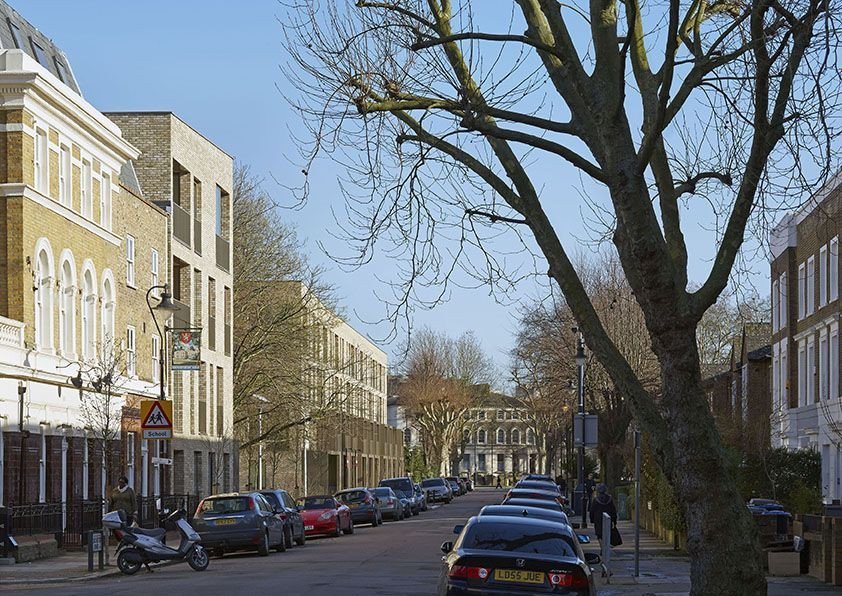 Alison Brooks Architects, obytný soubor Ely Court, foto