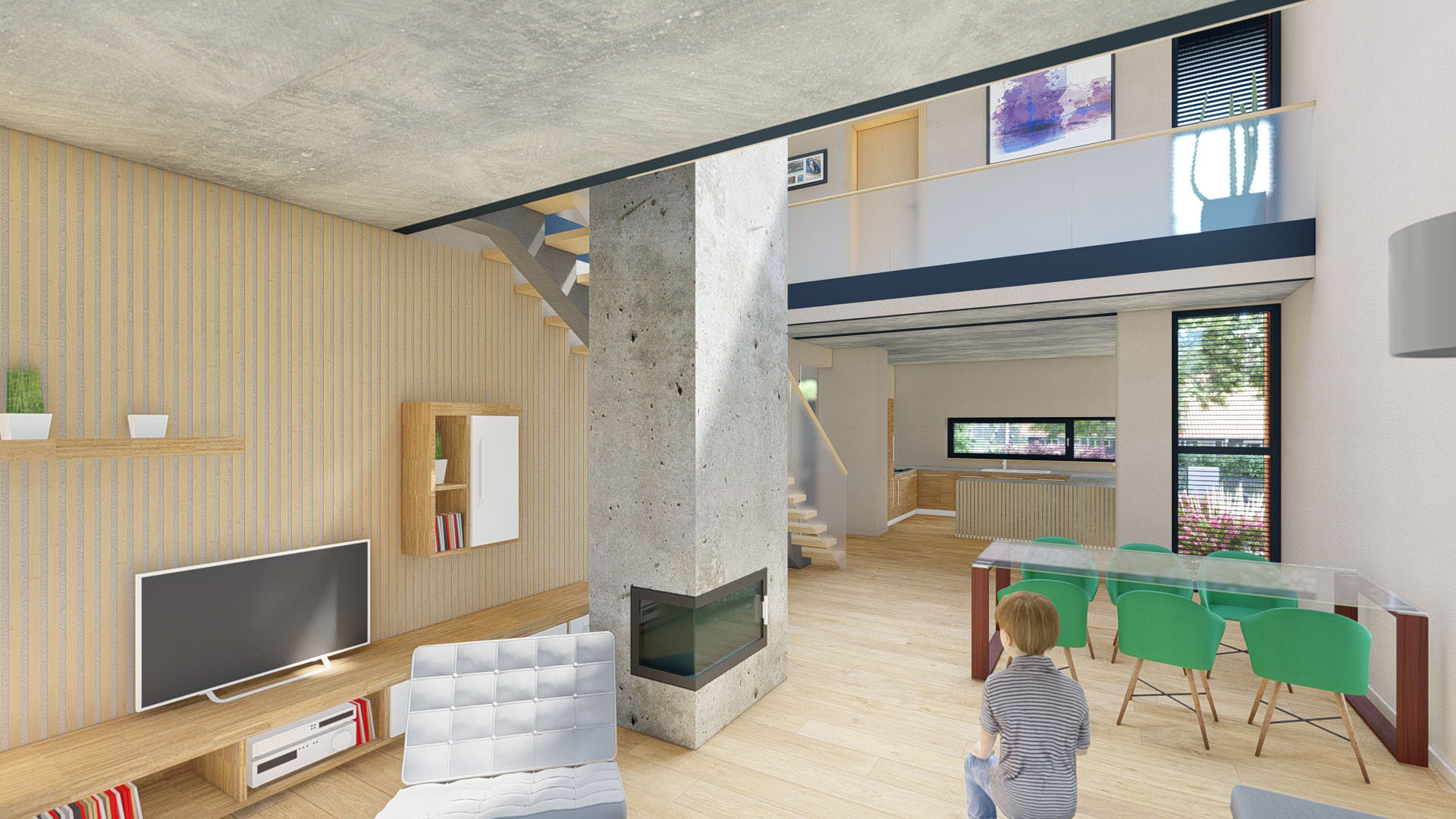 Na předměstí desetitisícového západočeského města roste moderní rodinný dům. Za jeho architekturou stojí Petr Sladký, projekční část zajistila kancelář AW Projekt. (na obrázku vizualizace)