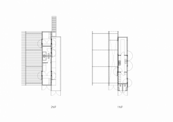 JRKVC, 5KA / Bufet z lodných kontajnerov, půdorysy – foto