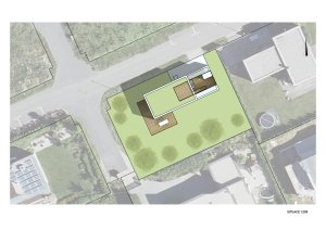 Situace (Rodinný dům v Radotíně, System Recovery Architects)