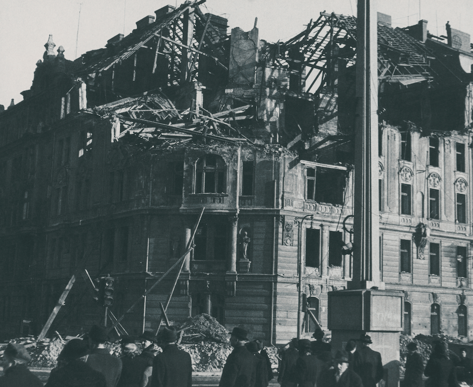 Fotka původního domu z roku 1950.