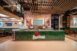 Keramický obklad na míru pro restauraci Na Čepu