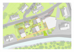 Aparthotel Sv. Vavřinec v Peci pod Sněžkou, ov-a/Jiří Opočenský, Štěpán Valouch, situace