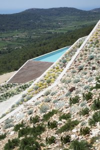 Víkendová vila Issa Megaron na chorvatském ostrově Vis, architekt Davor Matekovic