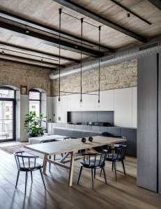 Interiér bytu v Kyjevě od architektonického studia balbek bureau