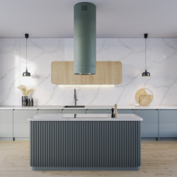 Přední výrobce tvrzeného kamene Technistone představuje novinky pro jaro 2023 se vzory inspirovanými mramorem: na obrázku dekor Calacatta Pastino