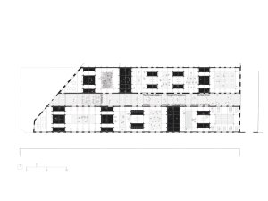 Půdorys (Sociální projekt v bývalé textilní továrně; H ARQUITECTES)