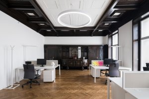 Rekonstrukce bytu továrníka na současné kanceláře, barbora léblová interiors & architecture