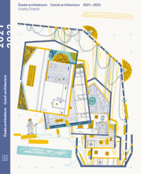 Obálka letošní ročenky české architektury 2021-2022
