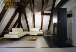 Olga Pokorná, podkrovní byt v Konviktské ulici v Praze - foto