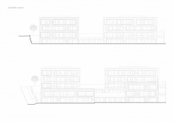 Čtyři domy v jednom, JZ pohled, Kuba & Pilař architekti