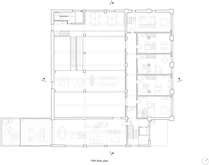 Mlýnica, půdorys 6 NP, GutGut