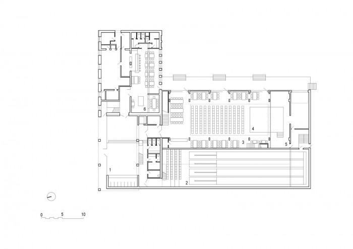 Spolkový dům Ratíškovice, Létající inženýři, půdorys