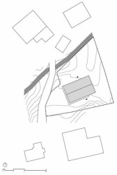 Chata na Vysočině, situace, Čelikovský architekti