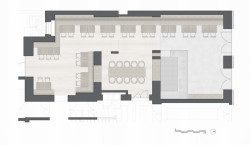 Výčep, půdorys, mar.s architects