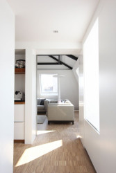 Marek Svoboda, Podkrovní byt Praha 7, pohled na obývací pokoj - foto