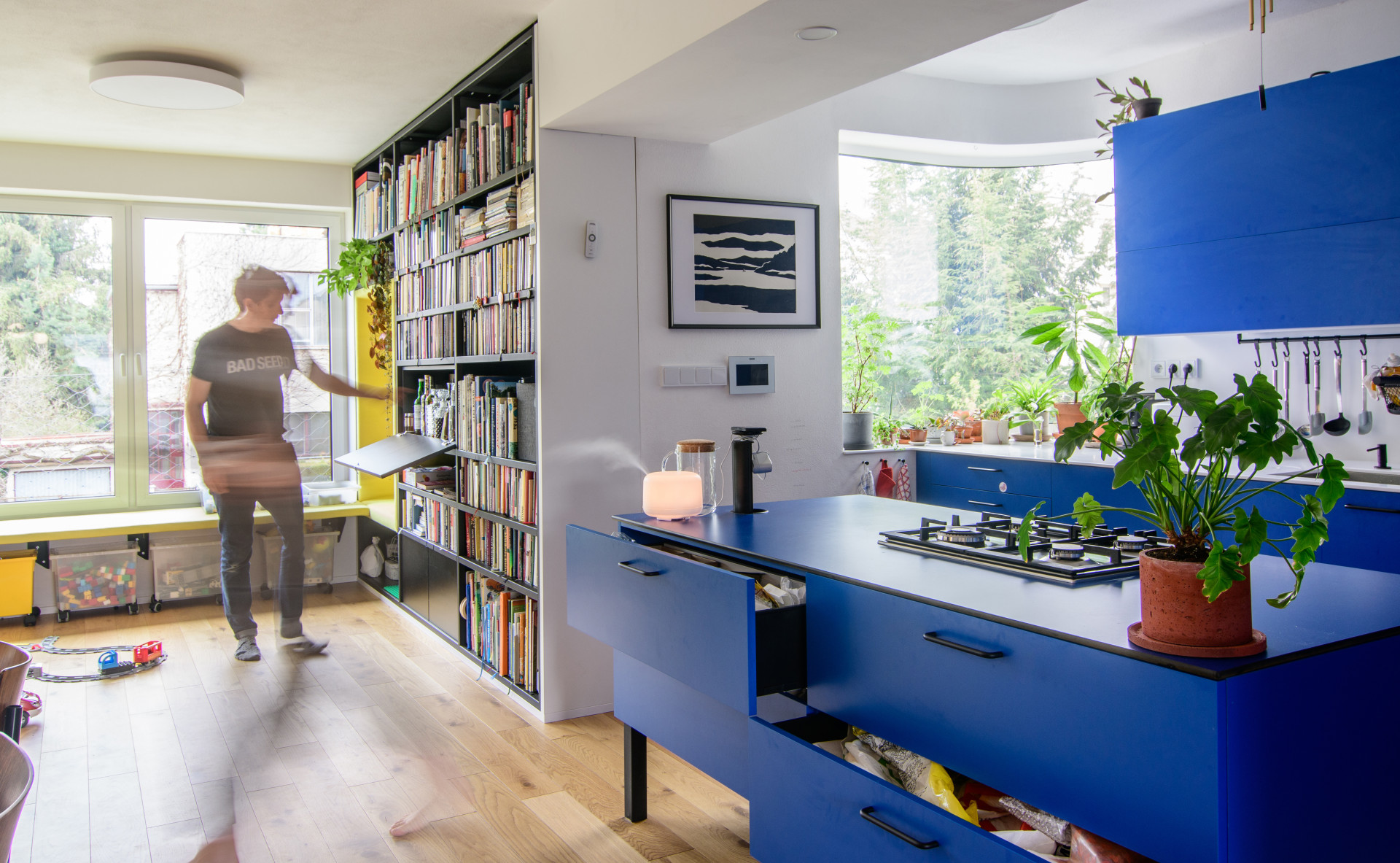 Rodinný dům s knihovnou v Českých Budějovicích od studia +arch