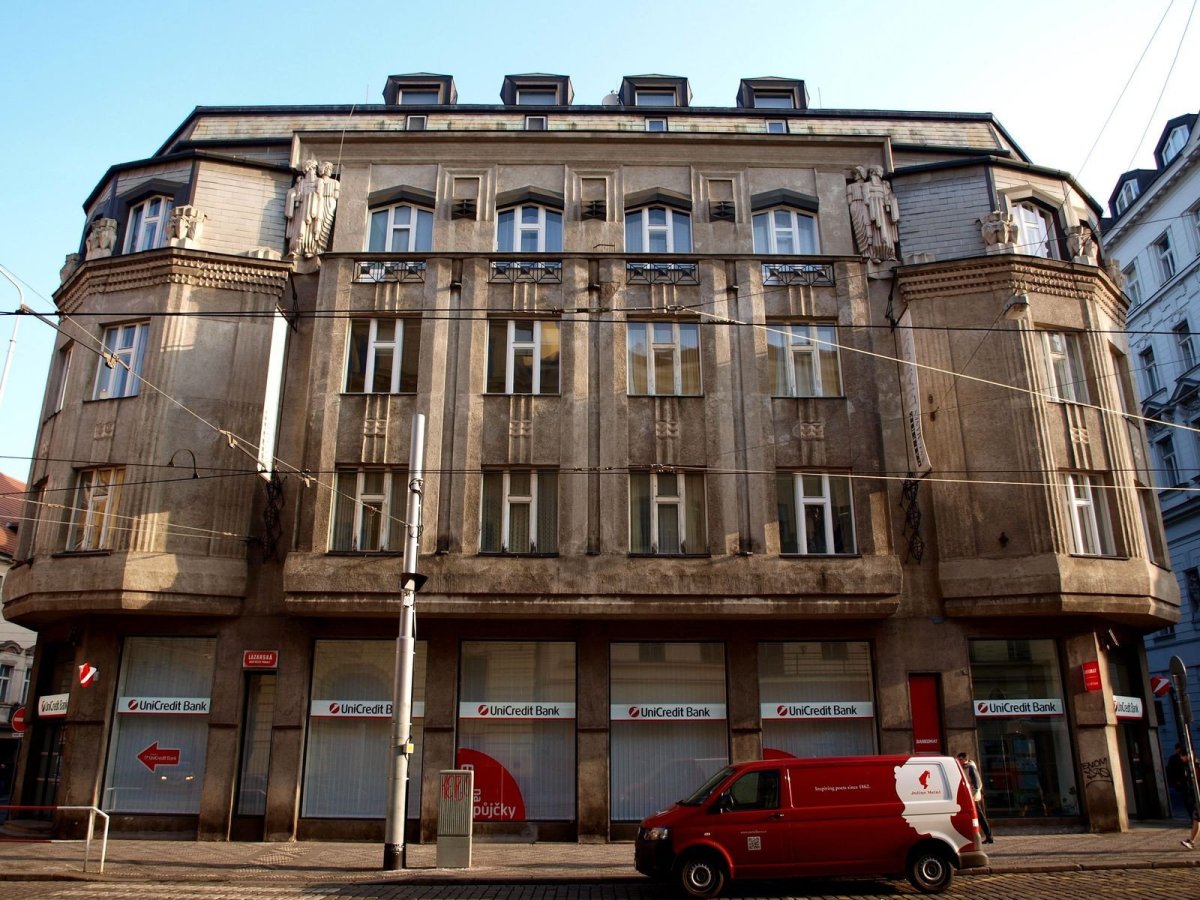 Současný prostor obnoveného SVU Mánes, palác Diamant v Lazarské v Praze, foto