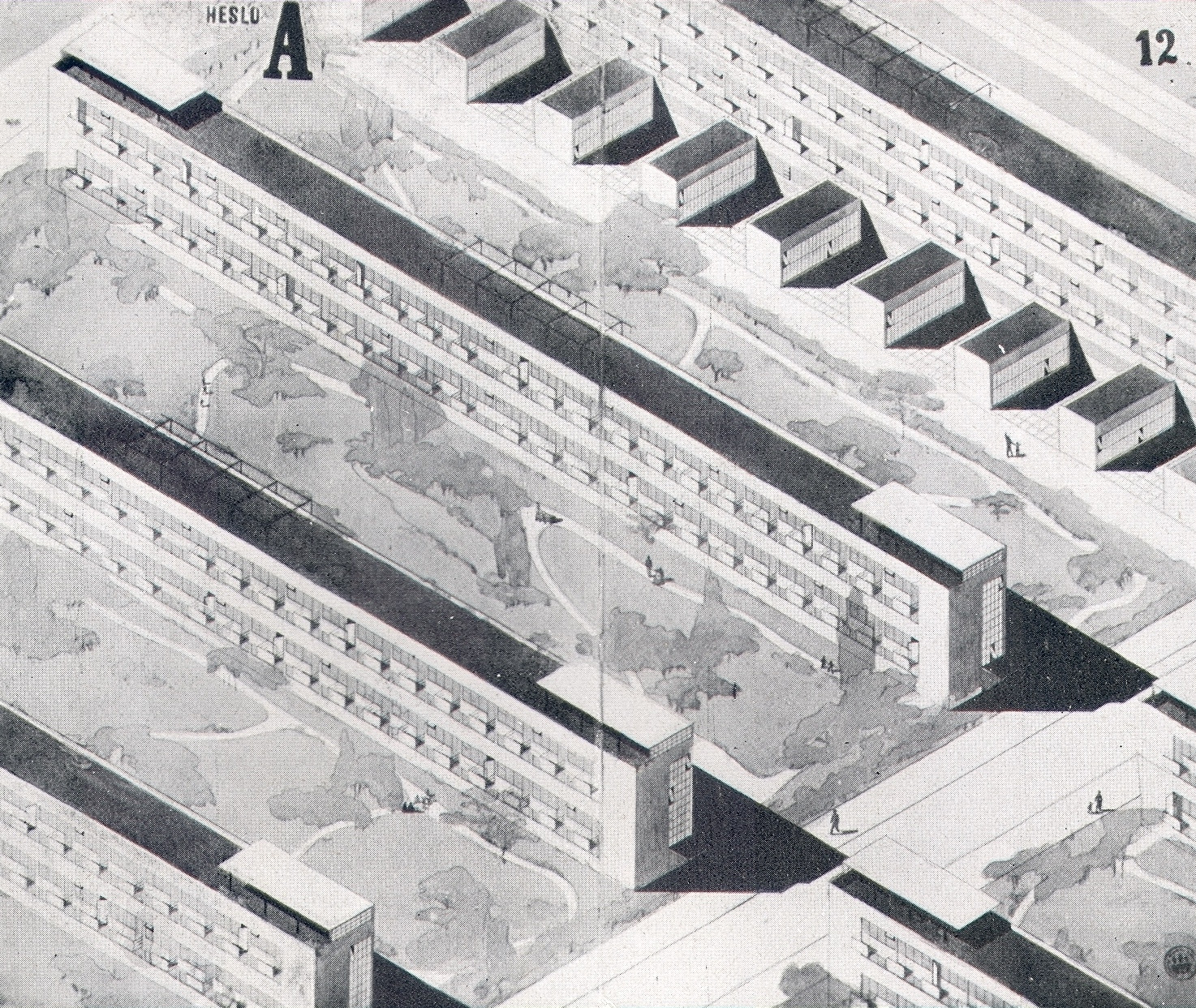 Z výstavy Jak jsme chtěli bydlet: bytová politika Českosloslovenska 1918–1938, zdroj: Galerie Jaroslava Fragnera