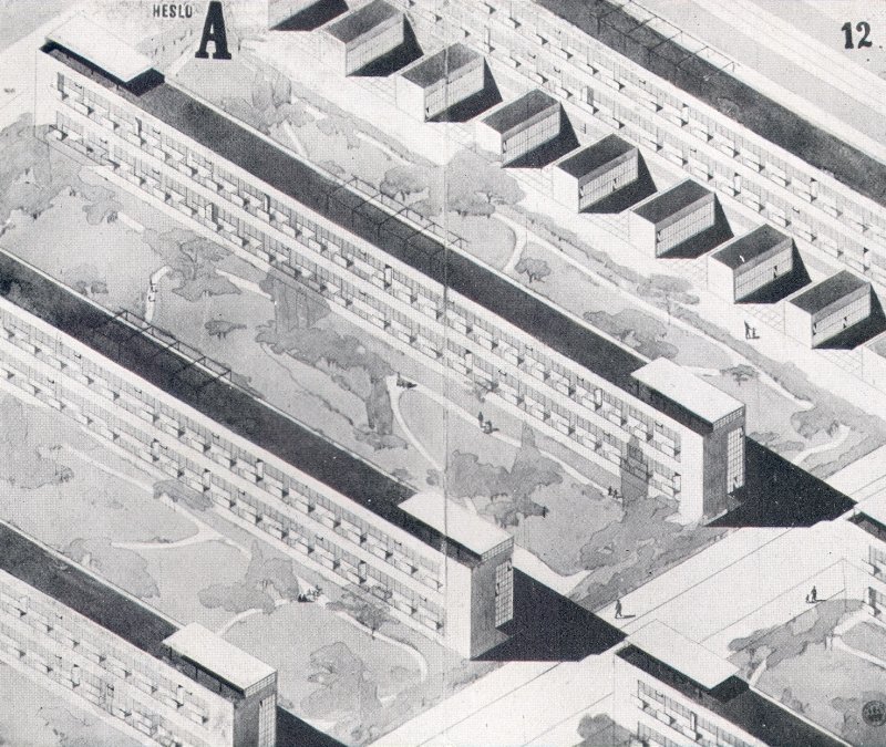 Z výstavy Jak jsme chtěli bydlet: bytová politika Českosloslovenska 1918–1938, zdroj: Galerie Jaroslava Fragnera