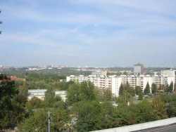 Sídliště Invalidovna od tunelu Nového spojení