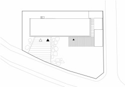 RD Frame House, situace, Fandament Architects s.r.o.