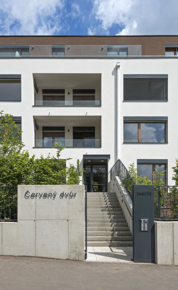 Rezidence Červený dvůr, MS Architekti - zdroj MS Architekti