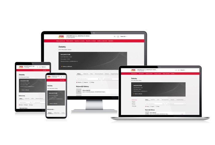myPERI portál - Efektivní správa stavebních projektů