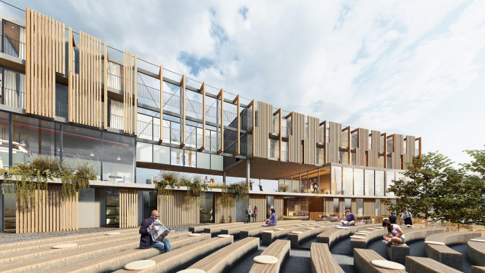 Revitalizace Podolského přístavu v Praze, vizualizace