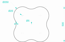 Markéta Rádková, Stolička, půdorysný řez - foto