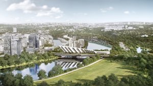 Vize architekta Jaromíra Pizingera o obytném mostě na místě Libeňského mostu v Praze.