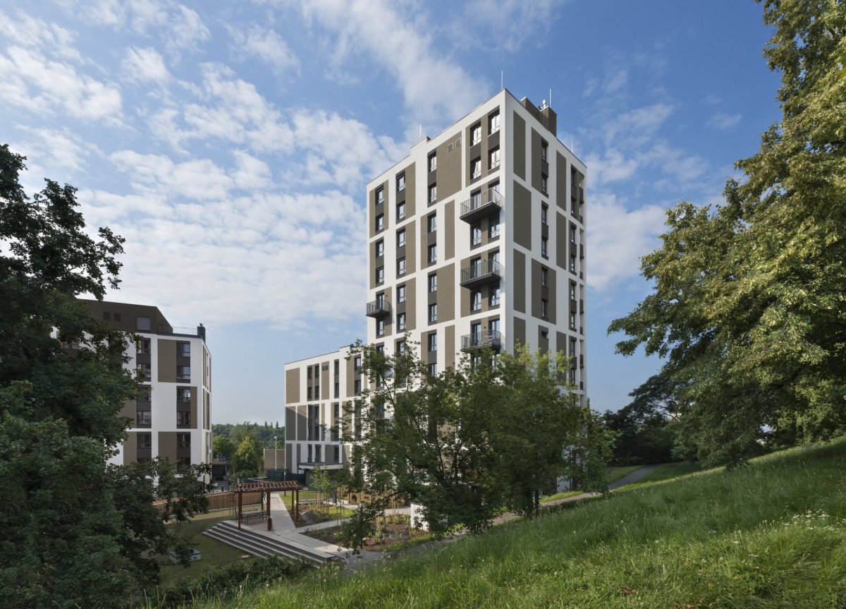 Žižkovská rezidenční čtvrť Na Vackově od ateliéru MS architekti