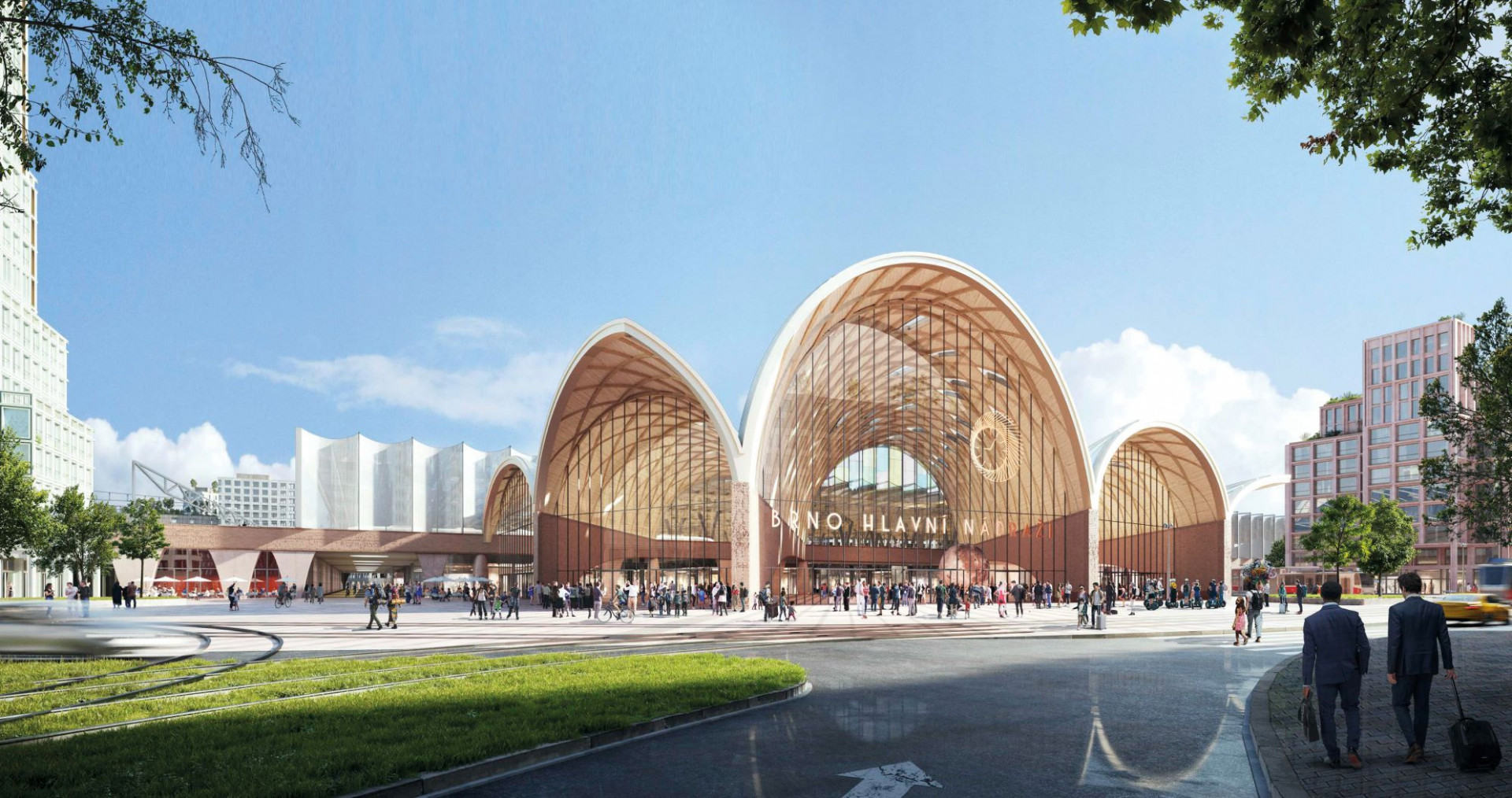 Vizualizace projektu - Brno, hlavní nádraží