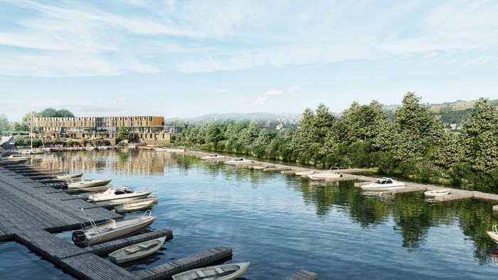 Revitalizace Podolského přístavu v Praze, vizualizace