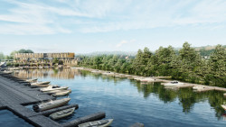 Revitalizace Podolského přístavu v Praze, vizualizace