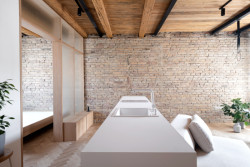 Jádrem architektonického konceptu byla práce s konstrukčním řešením bytu.