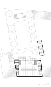 SOKEC v Hrušovanech u Brna, caraa.cz/Atelier KAVA: Půdorys patra